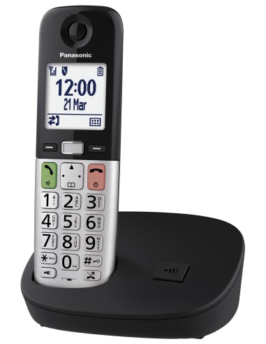 PANASONIC KX-TGU410EXB CORDLESS    NERO/SILVER