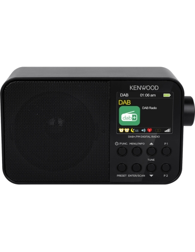 KENWOOD CR-M30DAB-B RADIOSVEGLIA DISPLAY 2,4" DAB+/FM/BT NERO