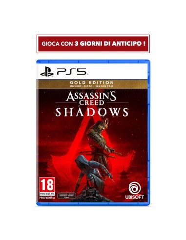 ASSASSIN'S CREED SHADOWS GOLD      EDITION PS5