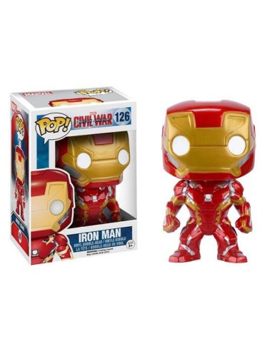 FUNKO POP CAPTAIN AMERICA CIVIL WARIRON MAN BOBBLE 126