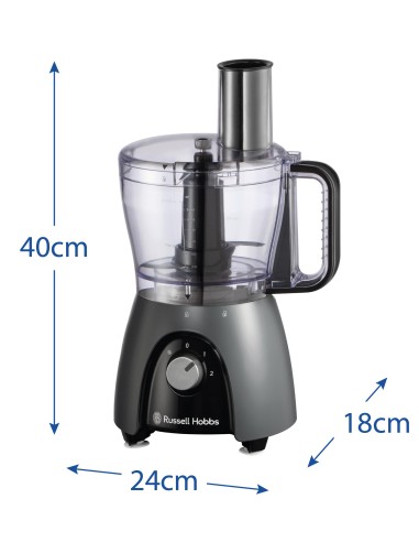 RUSSELL HOBBS 27111-56 ROBOT CUCINA900 WATT 2 VEL. PULSE - ACCESSORI