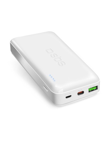 SBS TTBB20000PD20W POWERBANK 20000 MAH USB-C PD 20W + USB AFC BIANCO