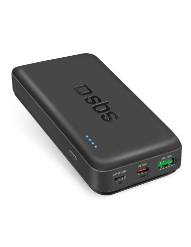 SBS TTBB20000PD20K POWERBANK 20000 MAH USB-C PD 20W + USB AFC NERO