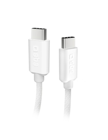 SBS TECABLETISSUETCCG CAVO IN TESSUTO USB-C/USB-C 1,5M GRIGIO