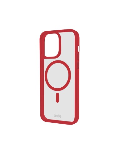 SBS TEMAGCOLIP1561PR IPHONE 15 PRO COVER MAGFRAME ROSSO