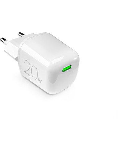 PURO PUFCMTCUSBC20WGWHI ALIMENTATORE DA RETE GAN USB-C 20W BIANCO