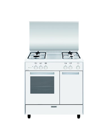 GLEMGAS AR854GX CUCINA 80X50 BIANCA P.B. 4F FORNO A GAS - CLASSE A