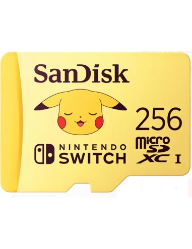 SANDISK MICROSD 256GB NINTENDO SWITCH 100MB/S-90MB/S