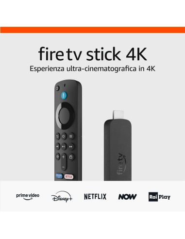 AMAZON FIRE TV STICK 4K ULTRA HD (2024) STREAMING MEDIA PLAYER