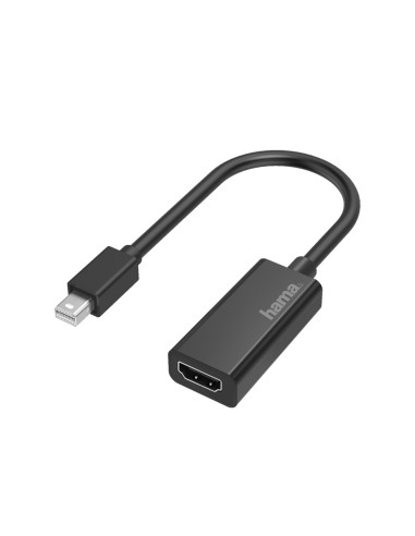 HAMA 200332 CAVO ADATTATORE MINI-DP/HDMI M/F 4K COMP.THUNDERBOLT NERO