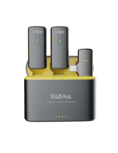 KARMA VLOGGER PLUS DOPPIO RADIOMICROFONO USB-C PER VLOGGER