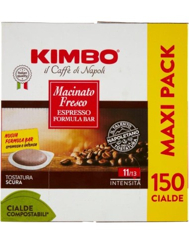 KIMBO 014405/014312 CIALDA COMPOSTABILE 150 PZ. MACINATO FRESCO