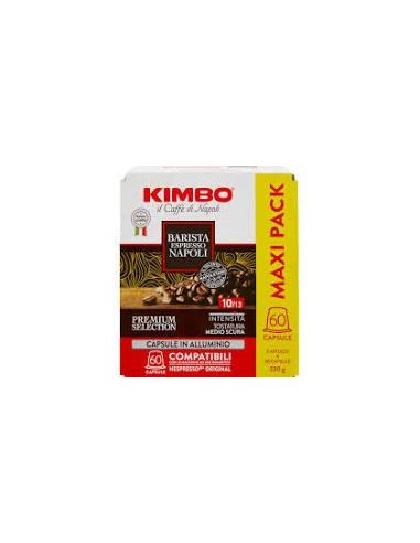 KIMBO 014468 ESPRESSO NAPOLETANO ALU 60 PZ. COMP. NEPRESSO