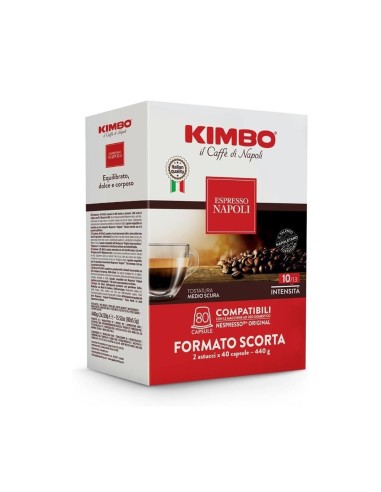 KIMBO 014498 NAPOLI 80 PZ. COMP. NEPRESSO