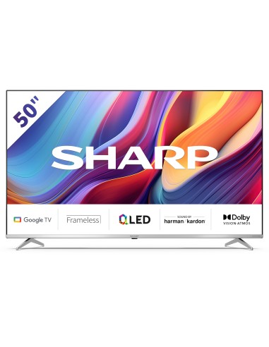 SHARP 50GP6265E TVC 50" QLED 4K    ANDROID FRAMELESS